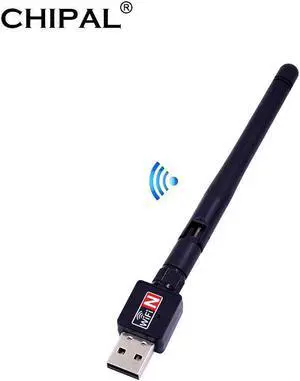 Mini USB WiFi Adapter 150Mbps External Wireless LAN Network Card Antenna Wi-Fi Receiver Dongle 802.11n for PC Windows Mac