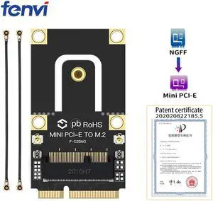 New M.2 NGFF to Mini PCI-E (PCIe+USB) Adapter For M.2 Wifi Bluetooth Wireless Wlan Card AX200 9260 8265 8260 For Laptop
