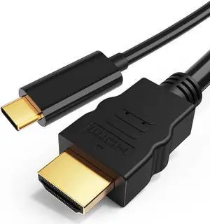 USB C to HDMI 16.5FT Cable, CableCreation USB Type C to HDMI Cable Adapter 4K, Compatible with Macbook Pro 2020 2019, iPad Pro 2020 2018, Surface Book 2, XPS 15 13, Yoga 920 910, Galaxy S20, S20+