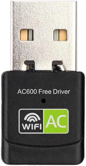 JAENFONG 802.11ac 600Mbps Wireless USB Adapter Dual band Driver WiFi Dongle 2.4GHz 5.8GHz WiFi Network Card