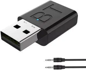 JAENFONG 3.5mm Wireless Bluetooth 5.0 + EDR USB AUX Audio Music Receiver Adapter Transmisor Bluetooth