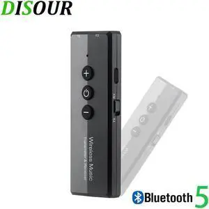 JAENFONG 5.0 Transmitter Receiver 3 in 1 EDR Audio Wireless Adapter Dongle Mini 3.5mm AUX For TV PC Car Stereo HIFI