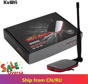 JAENFONG Wireless Wifi Adapter Network Card Internet Long Range Wifi AntennaUSB Adapter 150Mbps Wifi Decoder With 5dBi Antenna