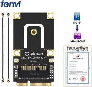 JAENFONG New M.2 NGFF to Mini PCI-E (PCIe+USB) Adapter For M.2 Wifi Bluetooth Wireless Wlan Card AX200 9260 8265 8260 For Laptop