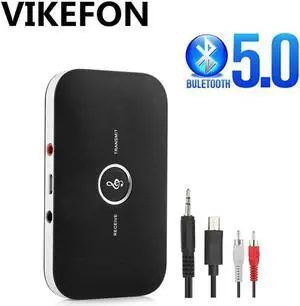 JAENFONG 5.0 Audio Transmitter Receiver 2 In 1 RCA 3.5mm 3.5 Aux Jack USB Stereo Music Wireless Adapter for Car TV PC Speakers