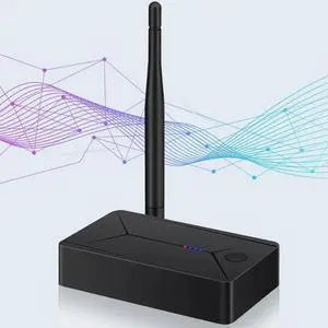 JAENFONG 5.0 Audio Transmitter 3.5mm AUX Coaxial Optical Fiber Jack Stereo Wireless Adapter for TV PC Speakers JAENFONG 5.0 Audio Transmitter 3.5mm AUX Coaxial Optical Fiber Jack Stereo Wireless Adapter for TV PC Speakers