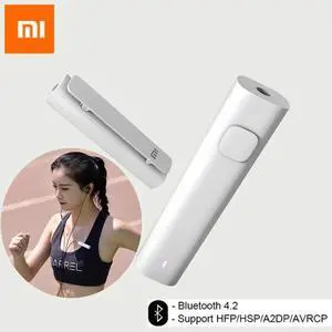 JAENFONG Bluetooth 4.2 Audio Receiver Wireless Adapter 3.5mm Audio Music Car Kit Speaker Headphone Hands
