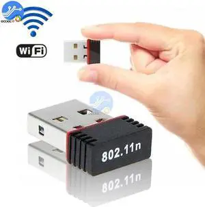 JAENFONG Adapter MTK7601 150Mbps USB WiFi Adapter 802.11n/g/b IEEE 801.11n 802.11g 802.11b LAN+Antenna for PC Network