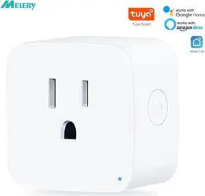JAENFONG Smart US Plug Electrical Power Socket Adapter Outltes Timer Wireless App Remote Control by Smartlife Tuya Alexa Google Home