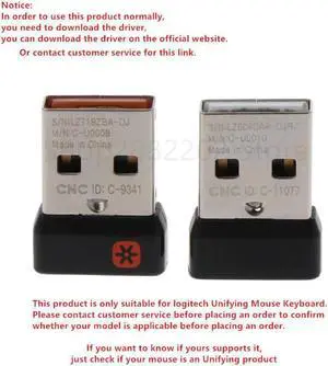 JAENFONG Dongle Receiver Unifying USB Adapter for Mouse Keyboard Connect 6 Device for MX M905 M950 M505 M510 M525 Etc
