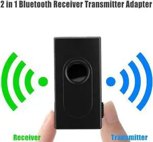 JAENFONG 2 In 1 3.5mm Bluetooth Transmitter Receiver Wireless Stereo Audio Music Adapter LFX-ING