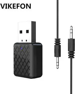 JAENFONG Bluetooth 5.0 Audio Receiver Transmitter Mini 3.5mm AUX Jack Stereo Bluetooth Transmitter For TV PC Wireless Adapter For Car