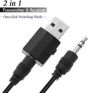 JAENFONG 2 in 1 Bluetooth 5.0 Audio Receiver Transmitter Mini Bluetooth AUX RCA USB 3.5mm Jack For TV PC Car Kit Wireless Adapter