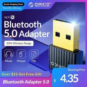 JAENFONG Mini Wireless USB Bluetooth Dongle Adapter 4.0 5.0 Bluetooth Audio Receiver Transmitter aptx for PC Speaker Mouse Laptop