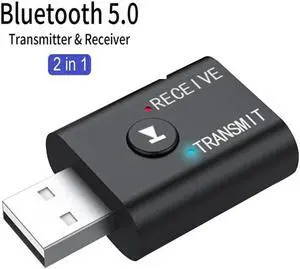 JAENFONG 5.0 Audio Transmitter Receiver Mini 3.5mm AUX USB Music Stereo Dongle Wireless Adapter For TV PC Headphones