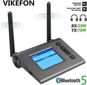 JAENFONG70M Bluetooth 5.0 Audio Receiver Transmitter For TV PC Car Aptx HD Low Latency Spdif Optical 3.5mm AUX Jack RCA Wireless Adapter