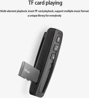 JAENFONG Bluhtooh Receiver Stereo Music Audio Wireless Adapter 3.5mm AUX For Headphone With Microphone Support TF Card Car Kit
