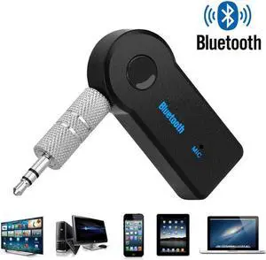 JAENFONG 3.5mm Jack Car AUX Bluetooth Receiver Hand- MIC Call Bluetooth Adapter 4.0 Car wireless Transmitter Auto Music Receivers