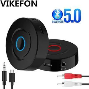 JAENFONG Bluetooth 5.0 Receiver and Transmitter 2in1 RCA 3.5MM AUX Jack Audio Music Stereo Wireless Adapter For Speaker TV Car PC