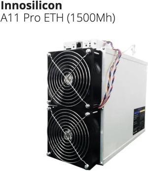 New Innosilicon A11 Pro ETH (1500Mh) from Innosilicon mining EtHash algorithm with a maximum hashrate of 1.5Gh/s for a power consumption of 2350W