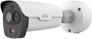 Uniview TIC2621SR-F3-4F4AC-VD 4MP IR WDR ICR Outdoor Network Ultra 265 PoE Dual-Spectrum Thermal Bullet with 4mm Fixed Lens