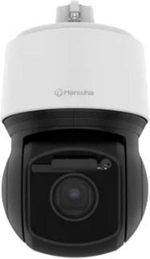 Hanwha Techwin XNP-C8303RW 6MP IR WDR ICR Outdoor Network H.265 PoE++ PTZ Camera with 5~150mm 30XOptical/32XDigital Lens, Aluminum/Polycarbontate, Black and White Color