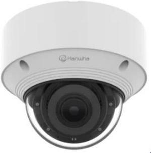 Hanwha-Techwin QNV-C8083R 5MP IR WDR ICR Outdoor Network H.265 PoE Dome Camera with 3.2~10.2mm (3.2x Optical Zoom) Motorized Varifocal Lens, Aluminum, White Color