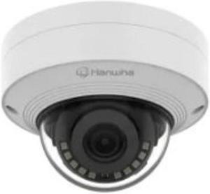 Hanwha Techwin QNV-C8011R 5MP IR WDR ICR Outdoor Network H.265 PoE Dome Camera with 3mm Fixed Focal Lens, Aluminum, White Color