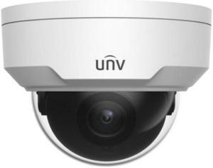 Uniview IPC324SB-DF40K-I0 4MP Smart IR WDR 3D-DNR Outdoor Network Ultra 265 PoE Dome Camera with 4mm Lens, Metal