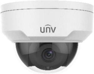 Uniview IPC324ER3-DVPF28 4MP Smart IR WDR 3D-DNR Outdoor Network Ultra 265 PoE Dome 
Camera with 2.8mm Lens, Metal/Plastic