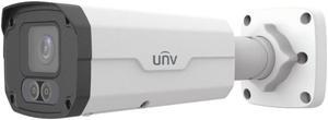 Uniview IPC2224SE-DF60K-WL-I0 4MP WDR 3D-DNR Outdoor Network Ultra 265 PoE Bullet Camera with 6mm Lens, Metal