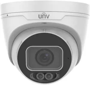 Uniview IPC3634SE-ADF40K-WL-I0 4MP WDR 3D-DNR Network Ultra 265 PoE Eyeball Camera with 4mm Lens, Metal