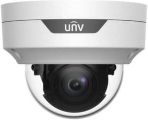 Uniview IPC3534SR3-DVPZ-F 4MP Smart IR WDR 3D-DNR Network Ultra 265 PoE Dome Camera with 2.8 up to 12mm Automatic Focusing and Motorized Zoom Lens, Metal/Plastic