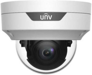 Uniview IPC3534SR3-DVNPZ-F 4MP Smart IR WDR 3D-DNR Network Ultra 265 PoE Dome Camera with 2.8 up to 12mm Automatic Focusing and Motorized Zoom Lens, Metal/Plastic