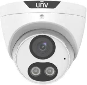 Uniview IPC3615SE-ADF28KM-WL-I0 5MP WDR 3D-DNR Outdoor Network Ultra 265 PoE Eyeball Camera with 2.8mm Lens, Metal