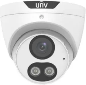 Uniview IPC3618SE-ADF40KM-WL-I0 8MP Smart IR WDR 3D-DNR Outdoor Network Ultra 265 PoE Eyeball Camera with 4mm Lens, Metal/Plastic
