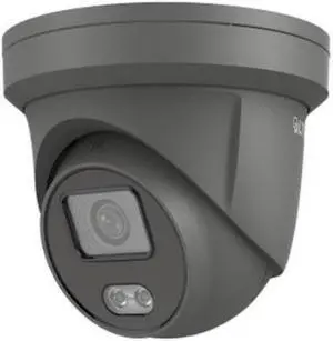 LT Security Inc. LTCMIP3C42NWB-28MDA 4MP White Light WDR 3D-DNR Outdoor Network H.265+ PoE Turret Camera 2.8mm Lens, Aluminum