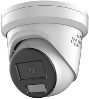 LT Security Inc. LTCMIP3C42W-28SDL 4MP White light WDR 3D-DNR Outdoor Network H.265+ PoE Turret Camera with 2.8mm Lens,