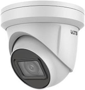 LT Security Inc. LTCMIP3283W-SDZ 8MP Smart IR WDR 3D-DNR Outdoor Network H.265+ PoE Turret Camera with 2.8mm Lens, Aluminum