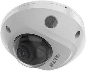 LT Security Inc. LTCMIP3142W-28SDA 4MP Smart IR WDR 3D-DNR Outdoor Network H.265+ PoE Mini Dome Camera with 2.8mm Lens,