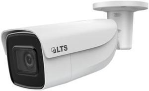LT Security Inc. LTCMIP9783W-SDZ 8MP Smart IR WDR 3D-DNR Outdoor Network H265+ PoE Bullet Camera with 2.8mm Lens, Aluminum