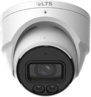 LT Security Inc. LTCMHT2552-28CF 5MP Warm light WDR 3D-DNR Outdoor Network PoE Turret Camera with 2.8mm Lens,