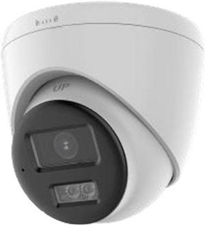 LT Security Inc. LTCMHT1722-28LS 2MP IR White Light WDR 3D-DNR Outdoor PoE Turret Camera with 2.8mm Lens, Metal/Plastic