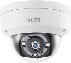 LT Security Inc. LTCMHD7322WE-28F 2MP Smart IR WDR 3D-DNR Outdoor Network PoE Dome Camera with 2.8mm Lens, Metal