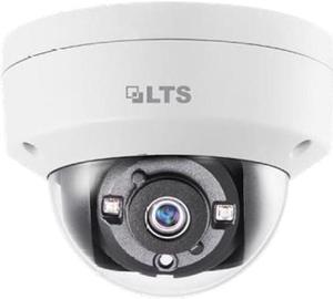 LT Security Inc. LTCMHD7352WE-28F 5MP Smart IR WDR 3D-DNR Outdoor Network PoE Dome Camera with 2.8mm Lens, Metal