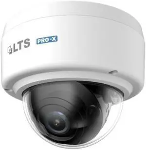 LT Security Inc. LXIP7542W-28SD PRO-X 4MP IR WDR 3D-DNR Outdoor Network H.265 PoE Dome Camera with 2.8mm Lens, Metal