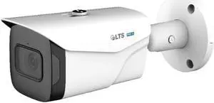 LT Security Inc. LXIP8542W-28MDA 4MP IR WDR 3D-DNR Outdoor Network H.265 PoE Bullet Camera with 2.8mm Lens, Metal