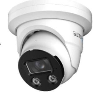 LT Security Inc. LXIP3C82W-28MDA PRO-X 8MP IR WDR 3D-DNR Outdoor Network H.265 PoE Turret Camera with 2.8mm Lens, Aluminum