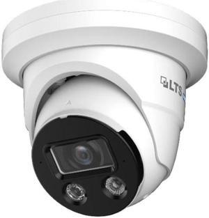 LT Security Inc. LXIP3C82WI-28SDL PRO-X 8MP IR WDR 3D-DNR Outdoor Network H.265 PoE Turret Camera with 2.8mm Lens, Aluminum
