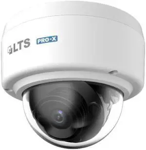 LT Security Inc. LXIP7142W-28M PRO-X 4MP IR WDR 3D-DNR Outdoor Network H.265 PoE Dome Camera with 2.8mm Lens, Metal